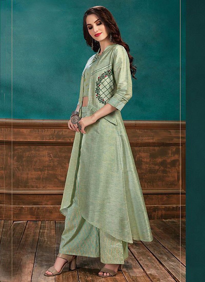 SelFie Vol-3 Linen Silk With Foil Fabric Kurtis Collection 2071-2074